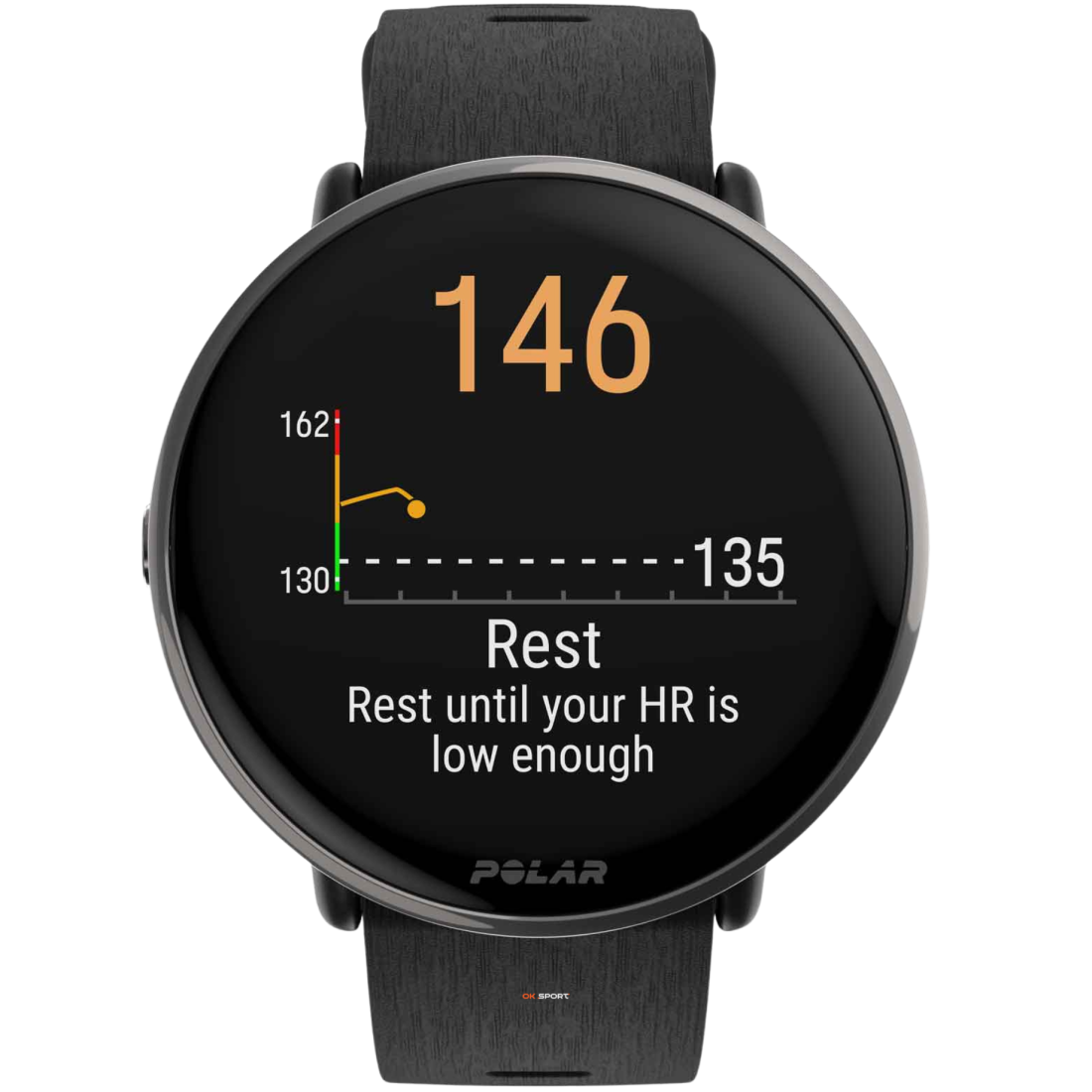 Polar Ignite 3 Titanium розумний смарт-годинник для фітнесу з крокоміром Black 900110027