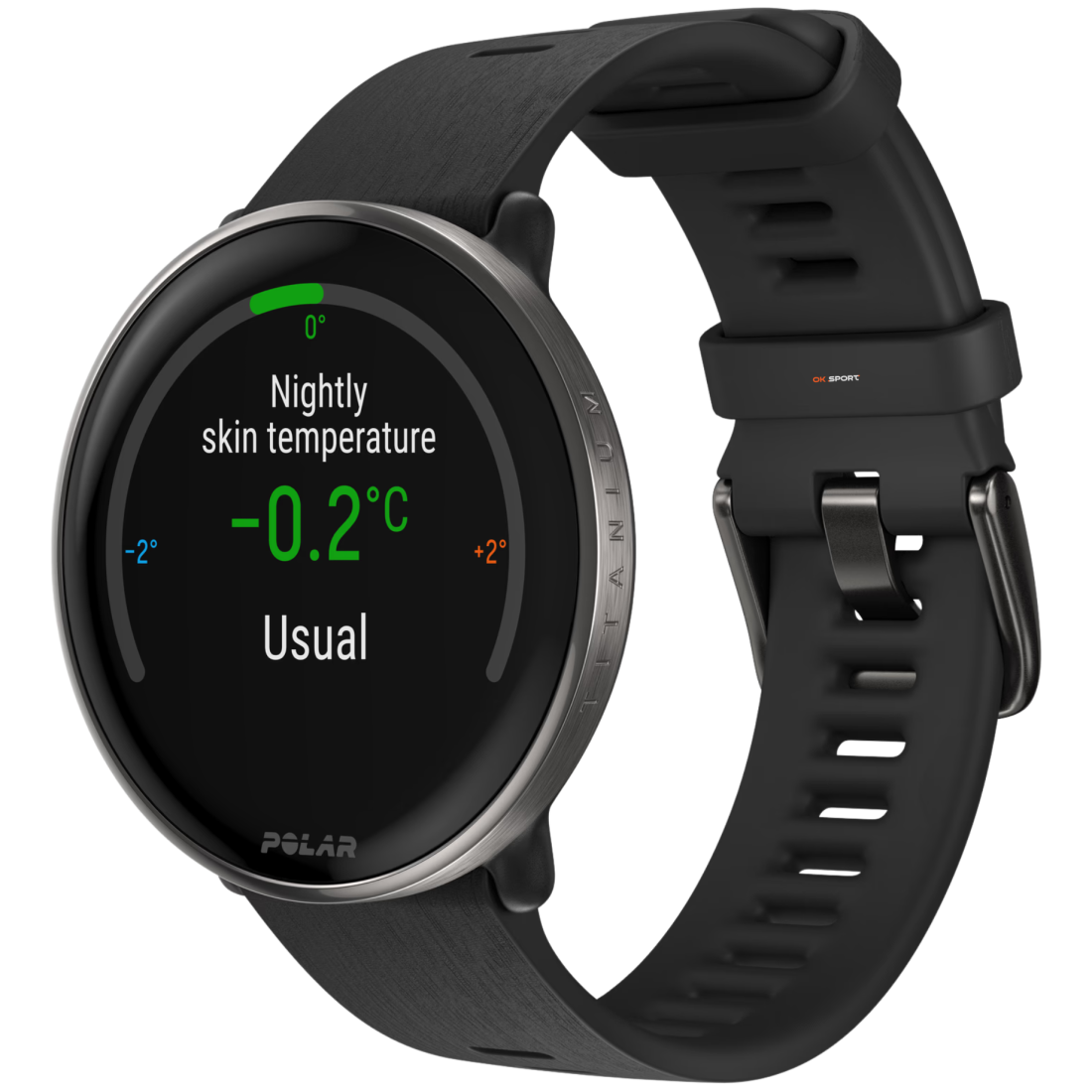 Polar Ignite 3 Titanium розумний смарт-годинник для фітнесу з крокоміром Black 900110027