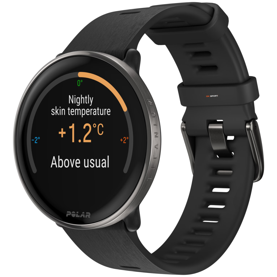 Polar Ignite 3 Titanium розумний смарт-годинник для фітнесу з крокоміром Black 900110027
