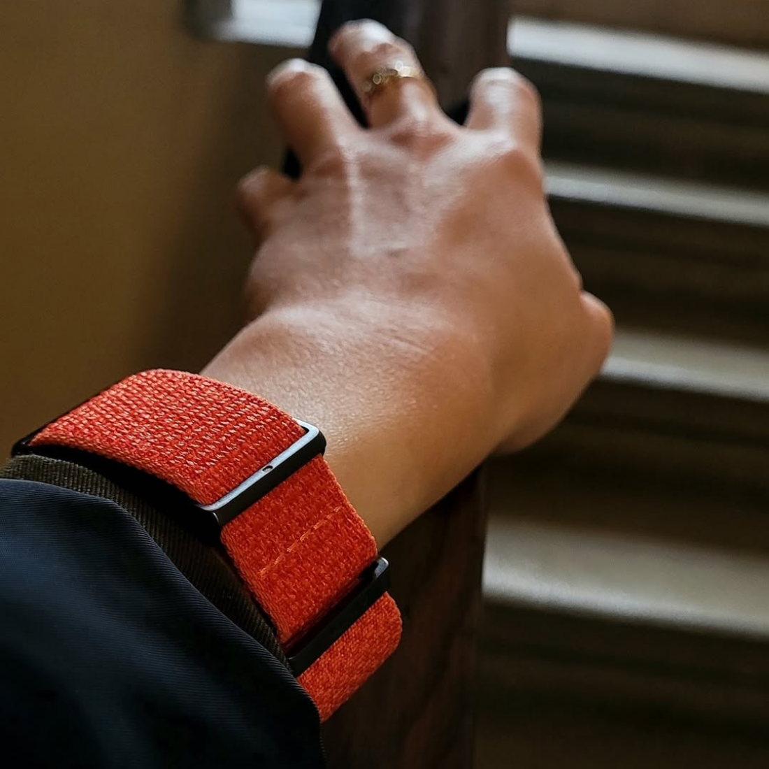 Змінний ремінець POLAR Loop SoftWeave Orange Flame S/L