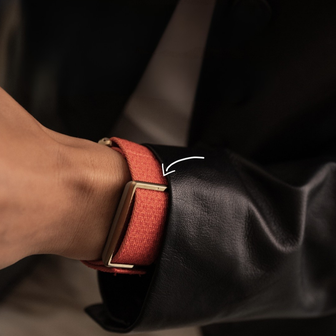 Змінний ремінець POLAR Loop SoftWeave Orange Flame S/L