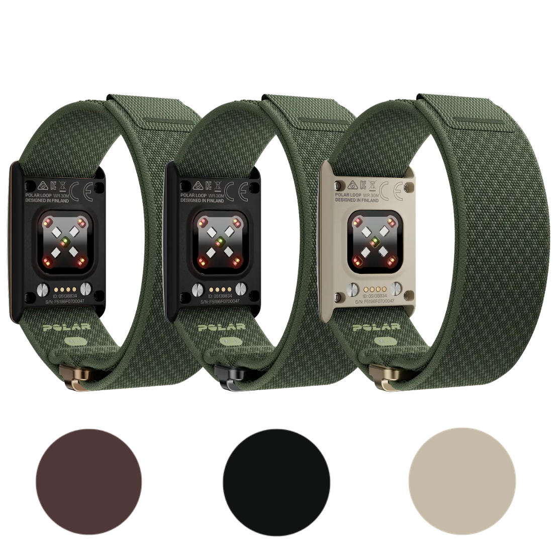Змінний ремінець POLAR Loop SoftWeave Forest Green S/L
