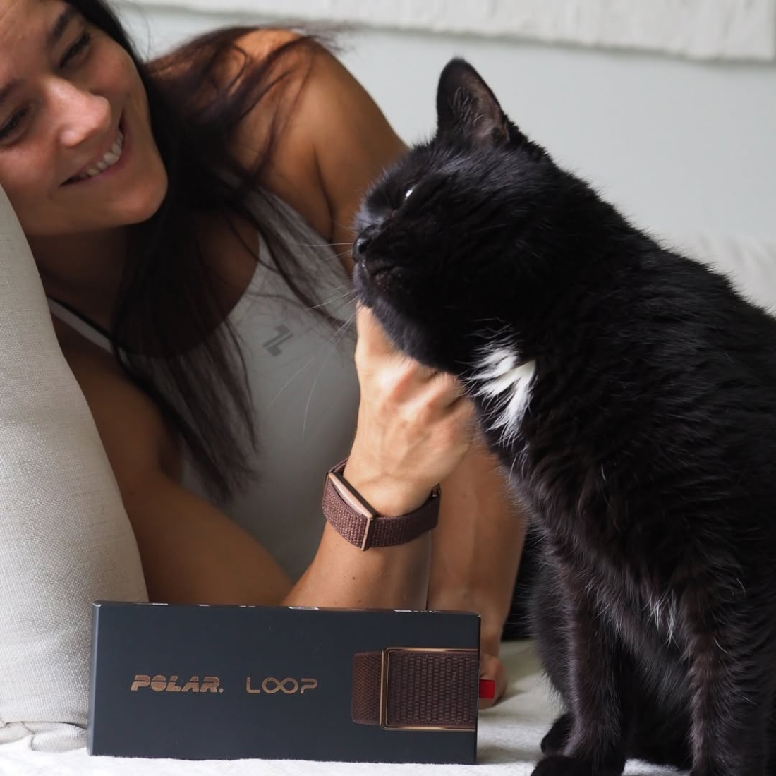 Polar Loop Brown Copper фітнес-браслет чоловічий жіночий без екрану розумний водонепроникний трекер здоров'я для бігу смарт