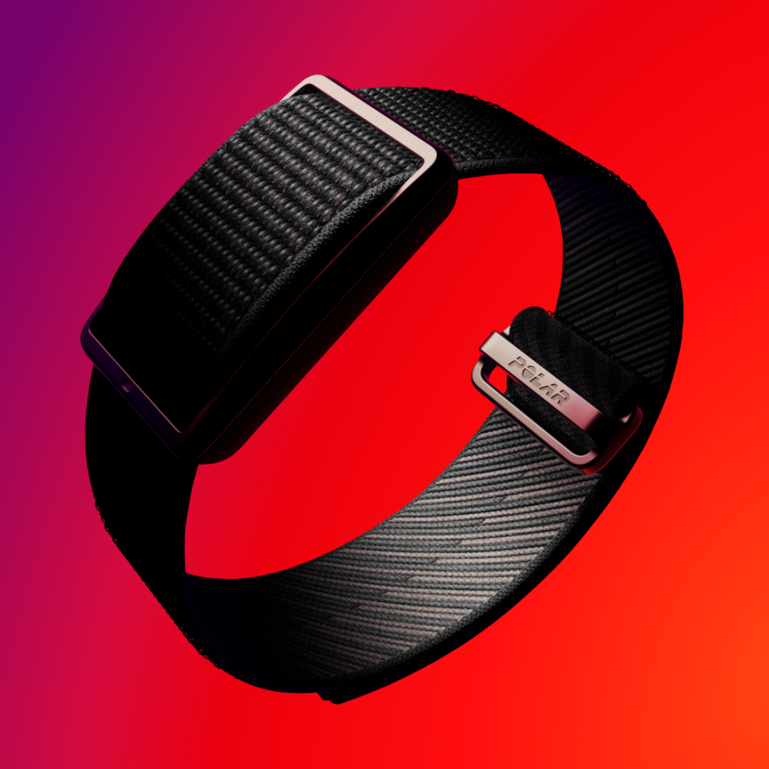 Polar Loop Night Black фітнес-браслет спортивний розумний смарт-трекер для кардіо, здоров'я та фітнесу з крокоміром на руку