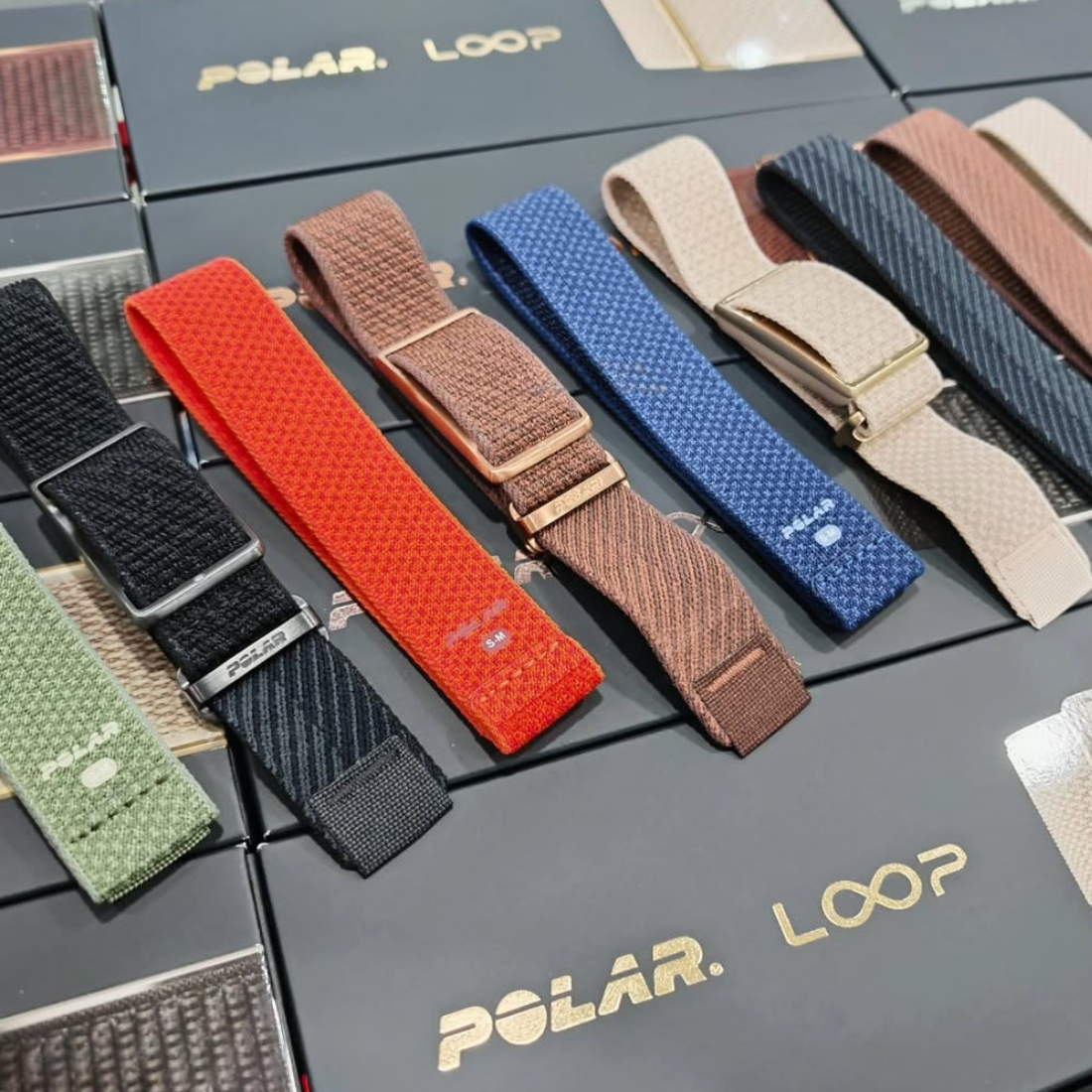 Змінний ремінець POLAR Loop SoftWeave Band Ocean Blue S/L