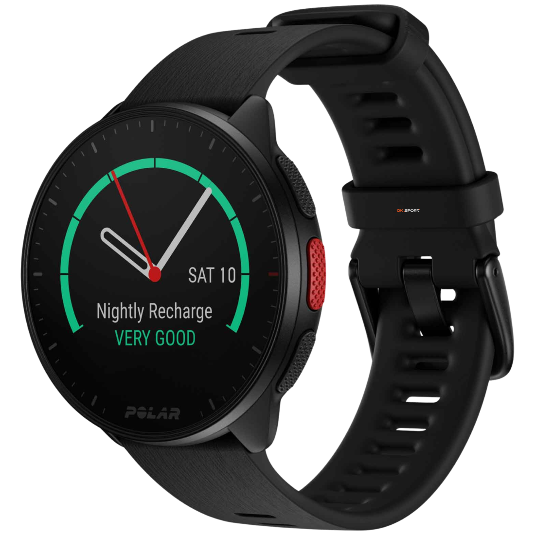 Polar Pacer спортивний годинник для бігу GPS пульсометр Bluetooth Night Black 900102174
