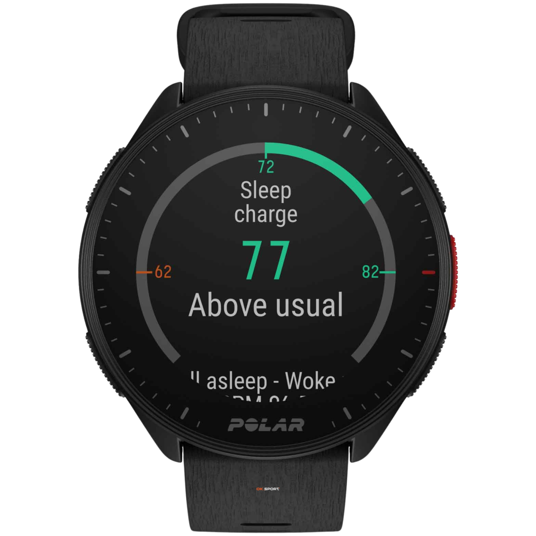 Polar Pacer спортивний годинник для бігу GPS пульсометр Bluetooth Night Black 900102174