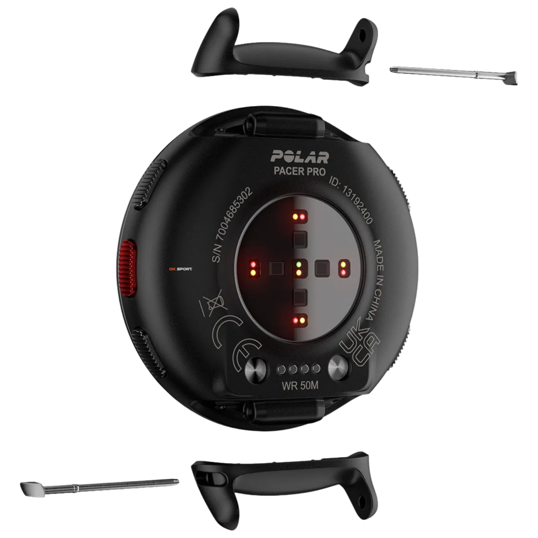Polar Pacer Pro годинник спортивний для бігу та тренувань з GPS і пульсометром Carbon Gray 900102178