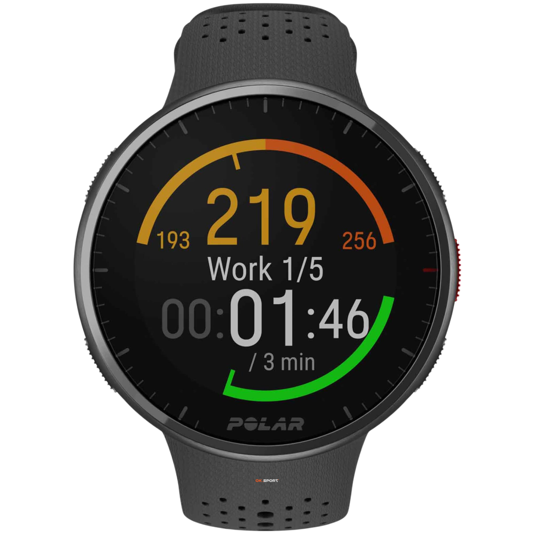 Polar Pacer Pro годинник спортивний для бігу та тренувань з GPS і пульсометром Carbon Gray 900102178