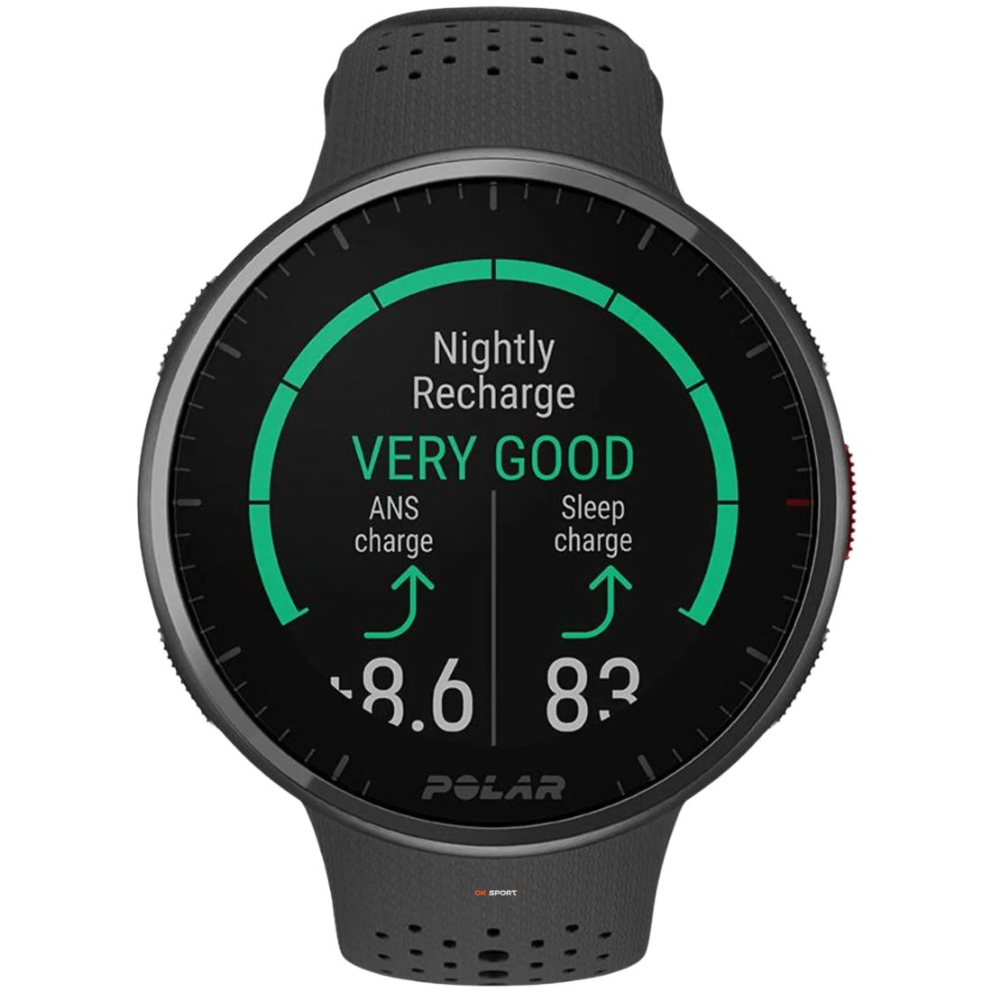 Polar Pacer Pro годинник спортивний для бігу та тренувань з GPS і пульсометром Carbon Gray 900102178