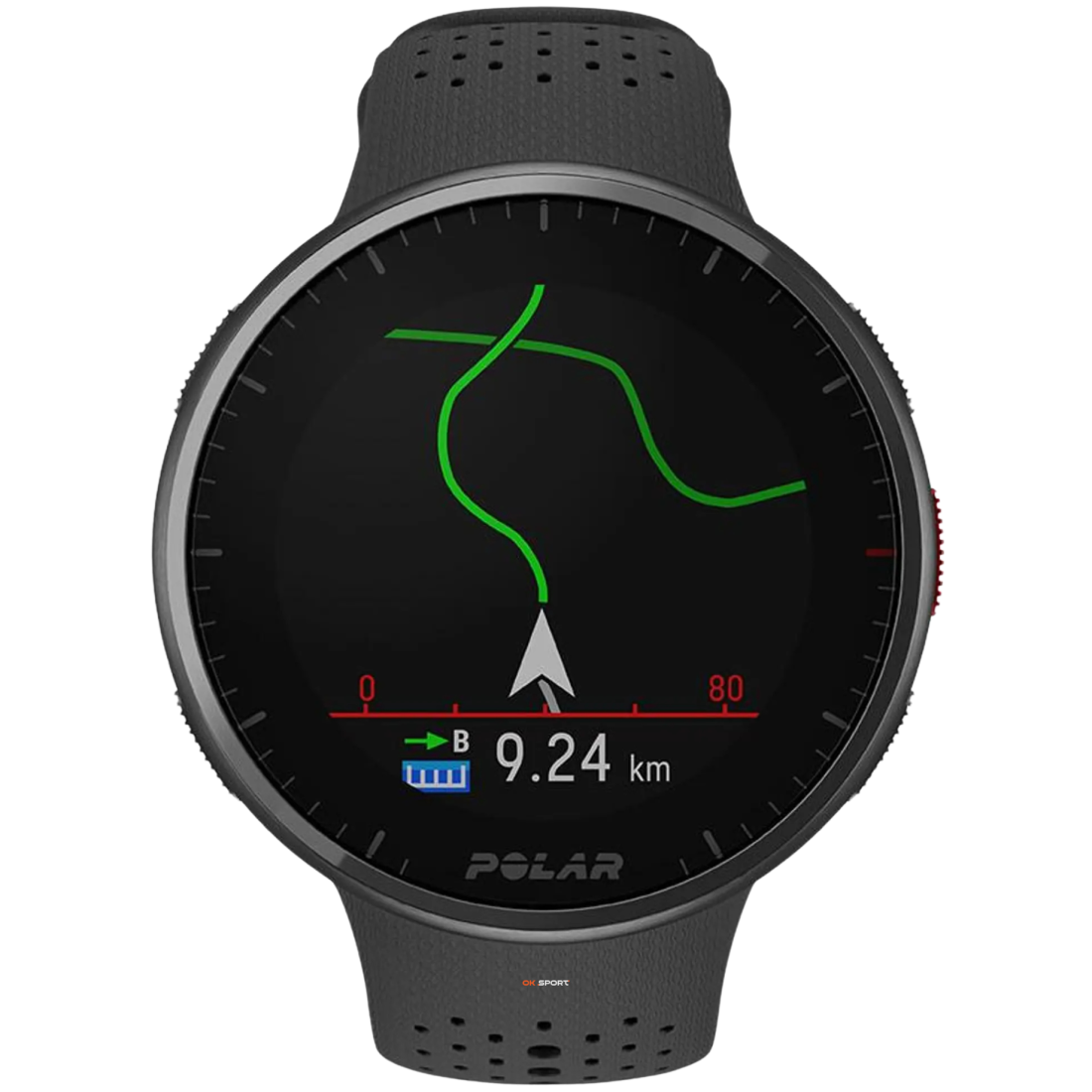 Polar Pacer Pro годинник спортивний для бігу та тренувань з GPS і пульсометром Carbon Gray 900102178