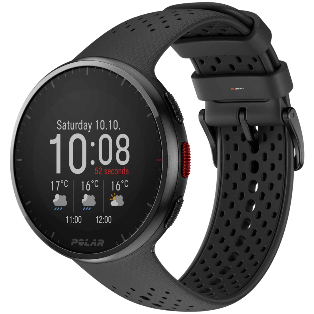 Polar Pacer Pro годинник спортивний для бігу та тренувань з GPS і пульсометром Carbon Gray 900102178