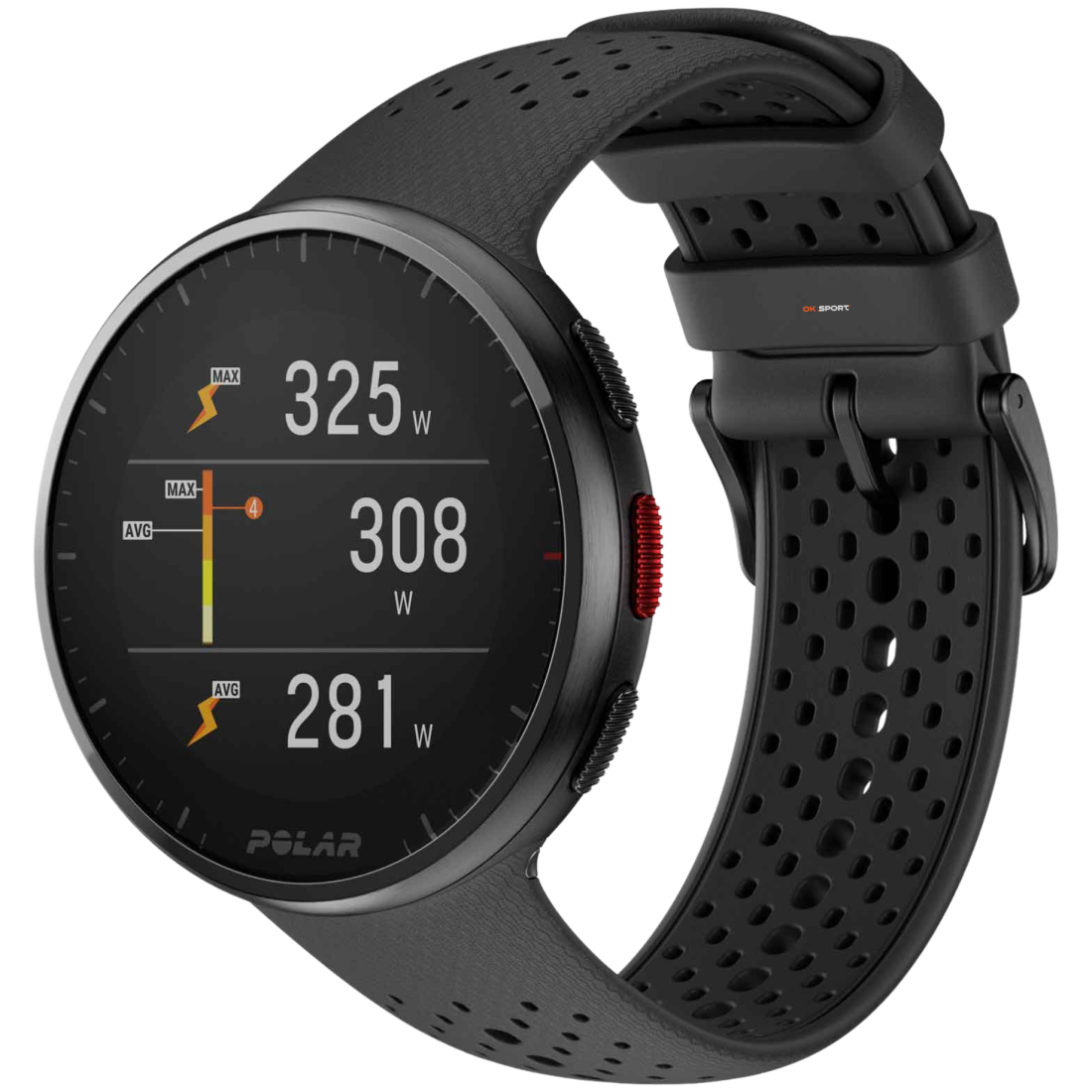 Polar Pacer Pro годинник спортивний для бігу та тренувань з GPS і пульсометром Carbon Gray 900102178
