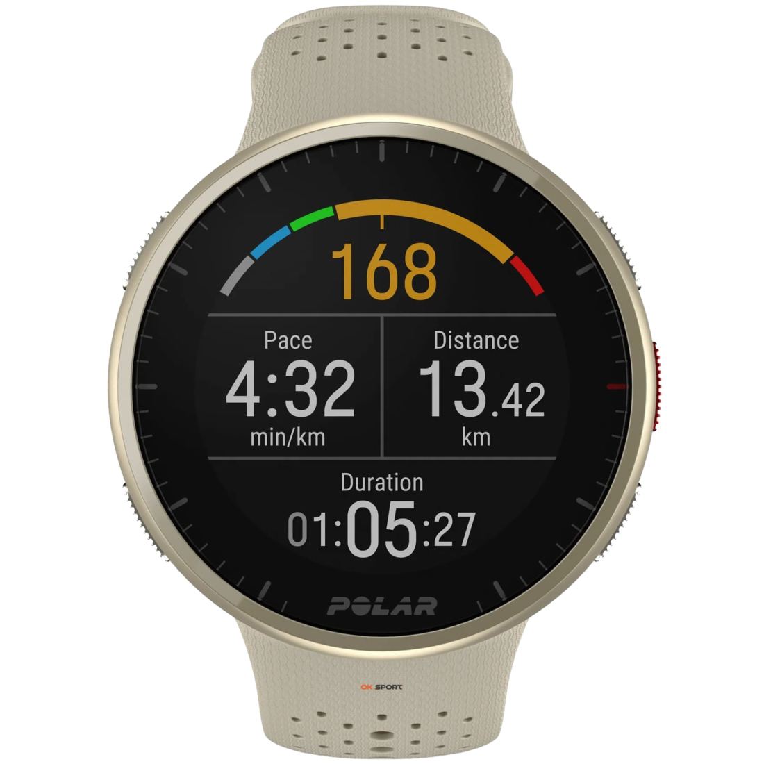 Polar Pacer Pro смарт годинник для спорту, тренувань і бігу з GPS водонепроникний Gold Dust 900108611