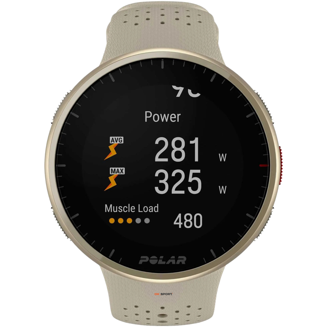 Polar Pacer Pro смарт годинник для спорту, тренувань і бігу з GPS водонепроникний Gold Dust 900108611