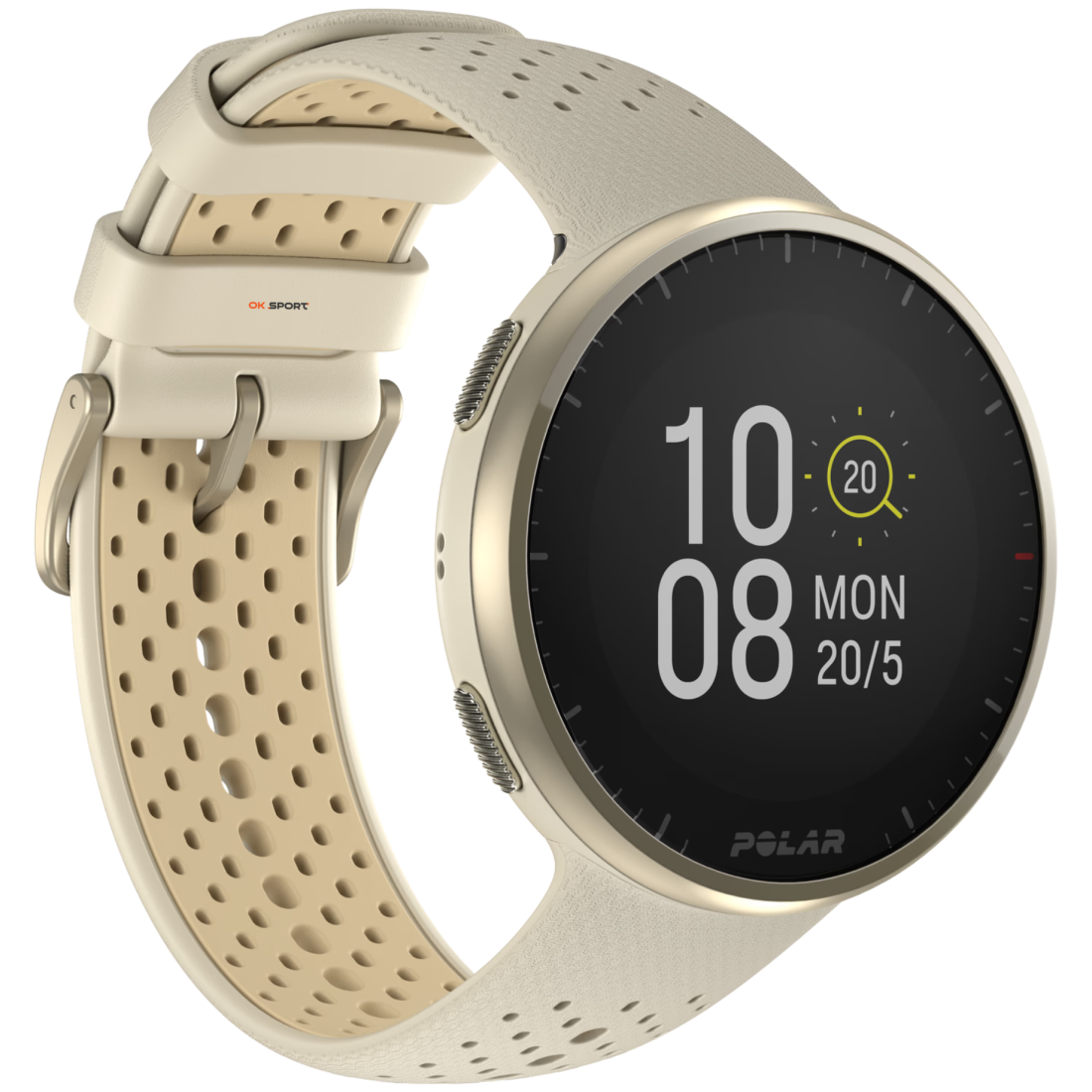 Polar Pacer Pro смарт годинник для спорту, тренувань і бігу з GPS водонепроникний Gold Dust 900108611