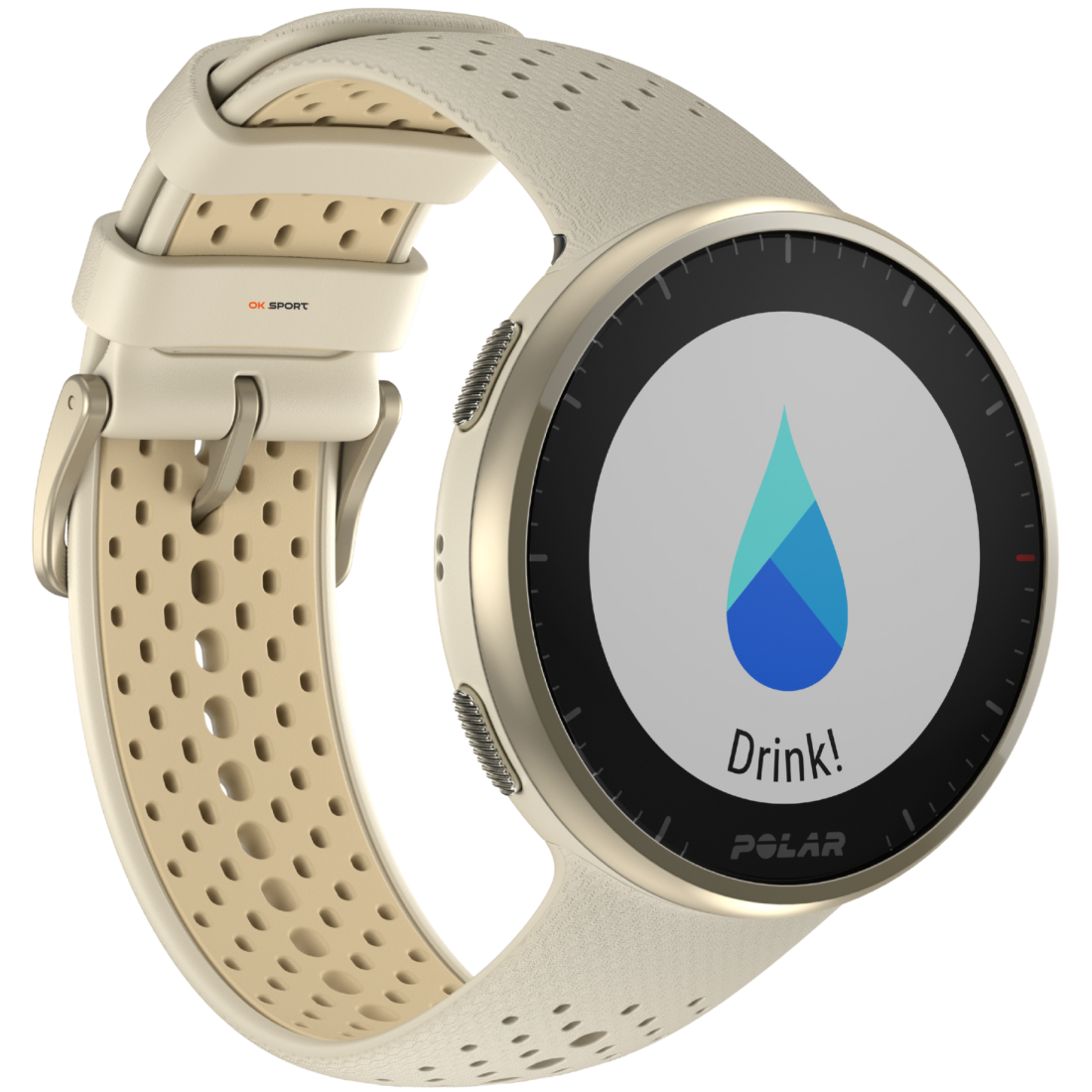 Polar Pacer Pro смарт годинник для спорту, тренувань і бігу з GPS водонепроникний Gold Dust 900108611