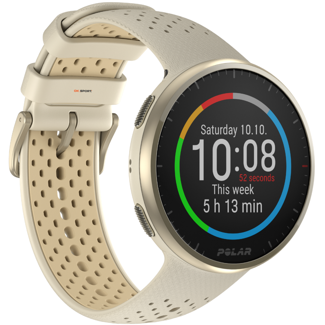 Polar Pacer Pro смарт годинник для спорту, тренувань і бігу з GPS водонепроникний Gold Dust 900108611