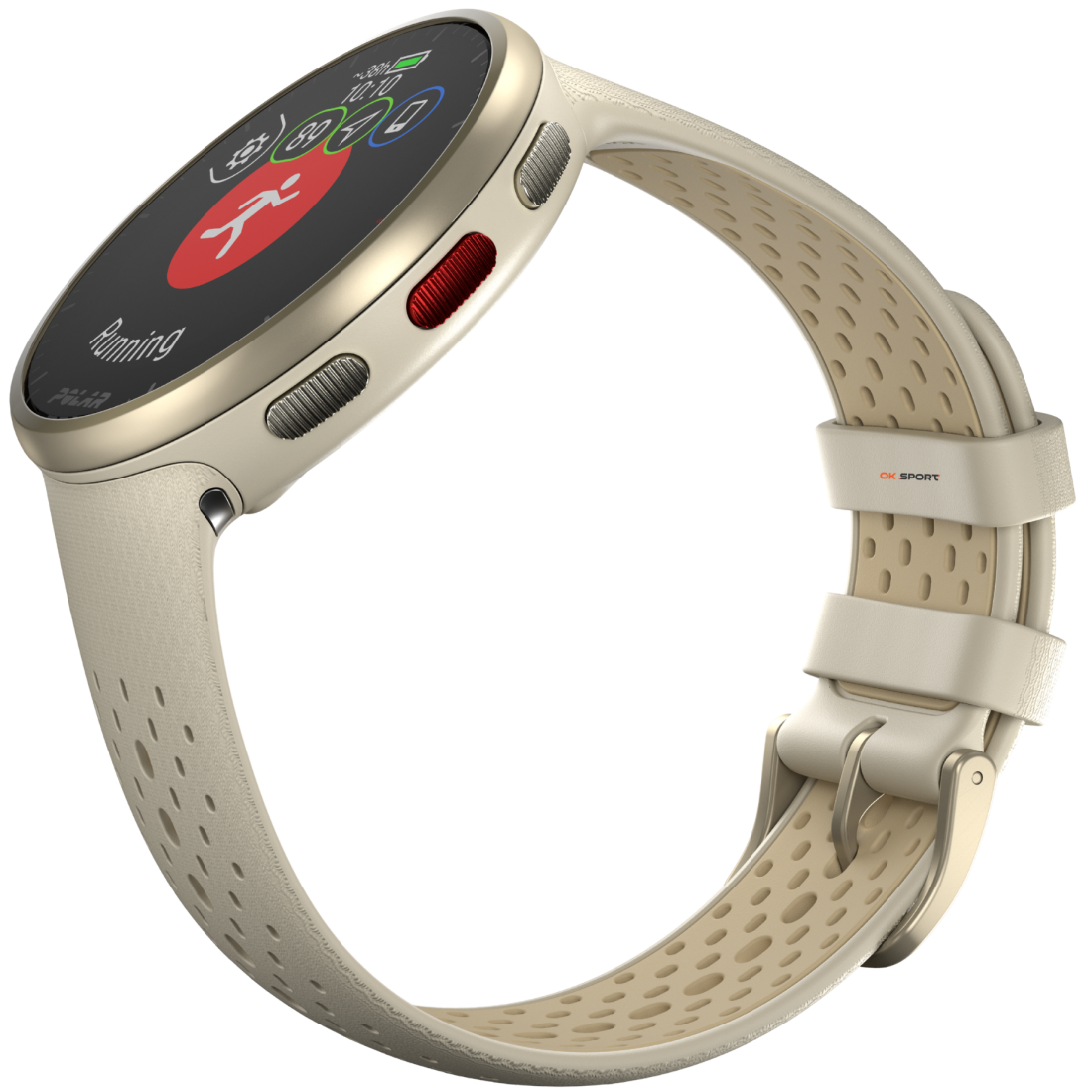 Polar Pacer Pro смарт годинник для спорту, тренувань і бігу з GPS водонепроникний Gold Dust 900108611