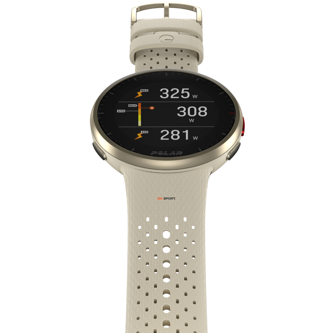 Polar Pacer Pro смарт годинник для спорту, тренувань і бігу з GPS водонепроникний Gold Dust 900108611