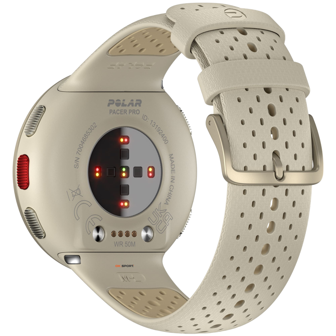 Polar Pacer Pro смарт годинник для спорту, тренувань і бігу з GPS водонепроникний Gold Dust 900108611