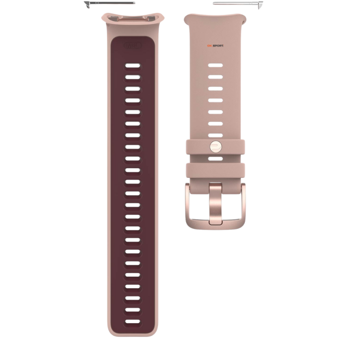 Polar силіконовий ремінець 22 мм для годинника Vantage V2 Rose/Plum Wristband 91083659 S-L
