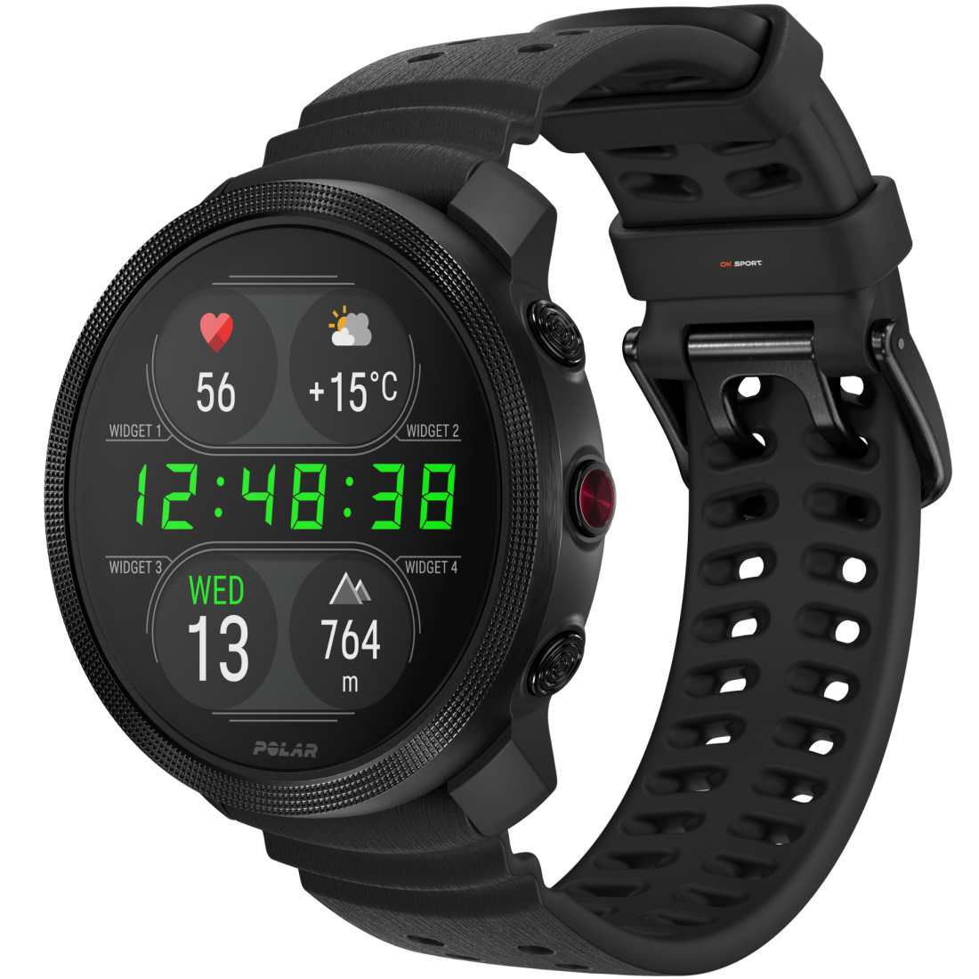 Polar Vantage M3 спортивний смарт-годинник для бігу, плавання, фітнесу Black 900112398