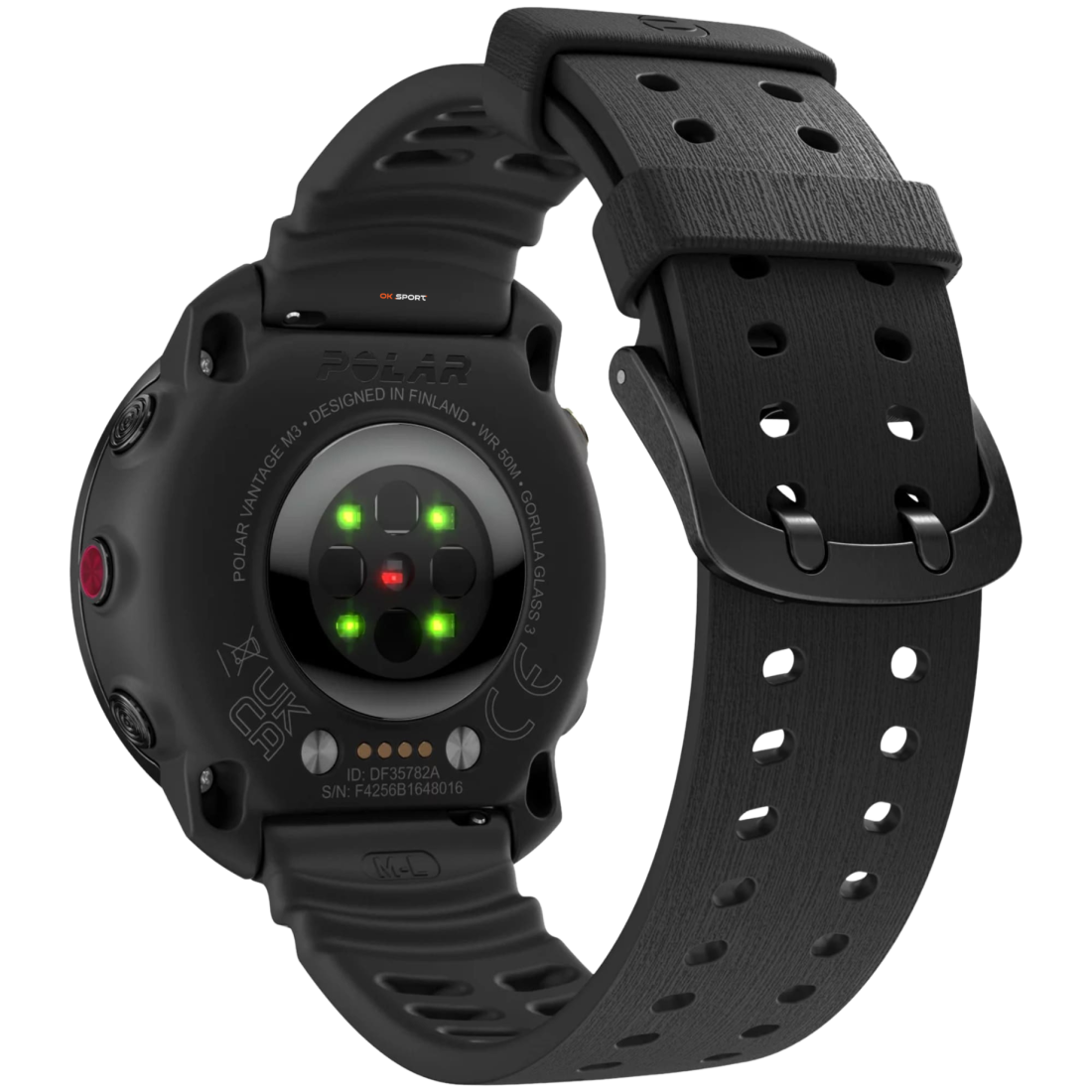 Polar Vantage M3 спортивний смарт-годинник для бігу, плавання, фітнесу Black 900112398