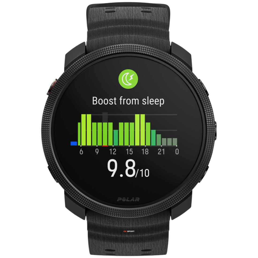 Polar Vantage M3 спортивний смарт-годинник для бігу, плавання, фітнесу Black 900112398