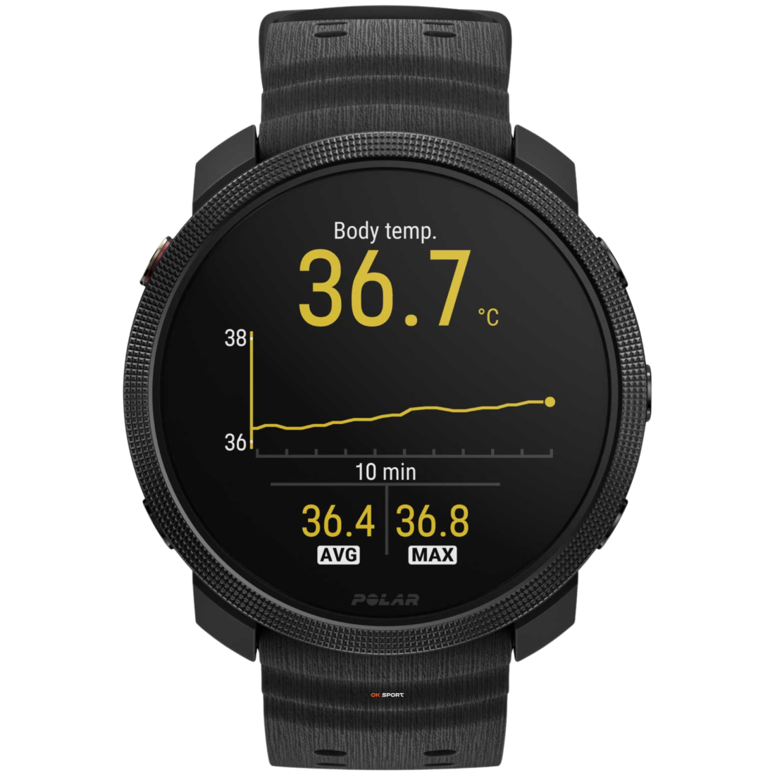 Polar Vantage M3 спортивний смарт-годинник для бігу, плавання, фітнесу Black 900112398