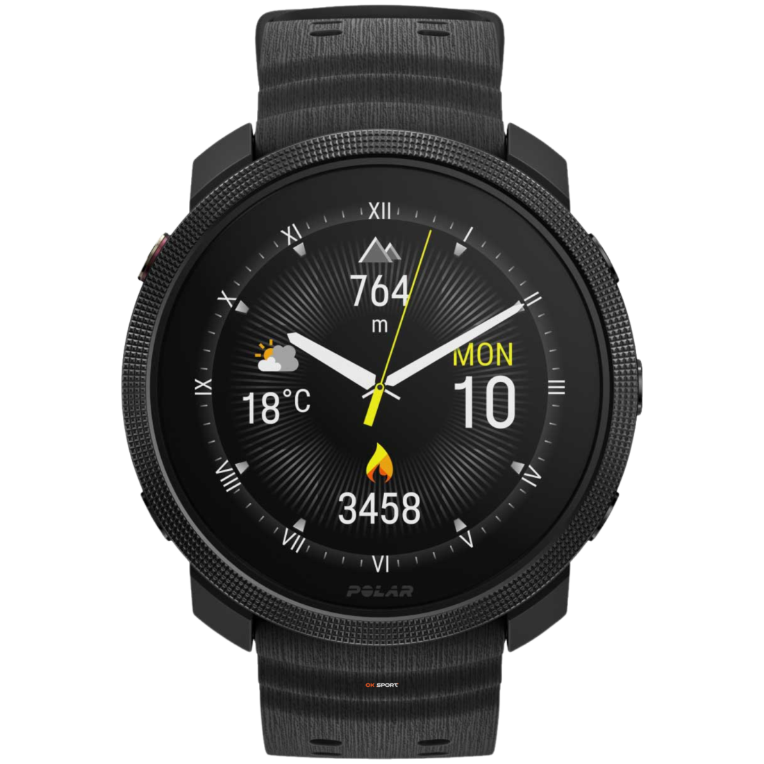 Polar Vantage M3 спортивний смарт-годинник для бігу, плавання, фітнесу Black 900112398