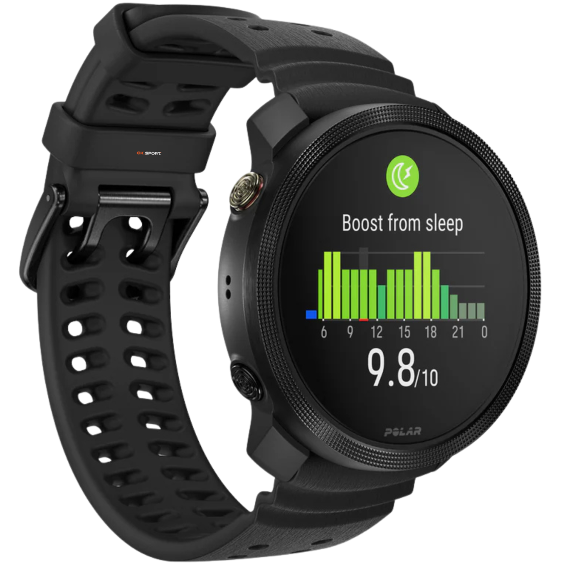 Polar Vantage M3 спортивний смарт-годинник для бігу, плавання, фітнесу Black 900112398