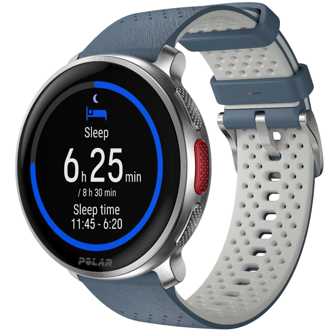 Polar Vantage V3 Sky Blue годинник спортивний смарт на руку для бігу водонепроникний преміум-класу мультиспорт