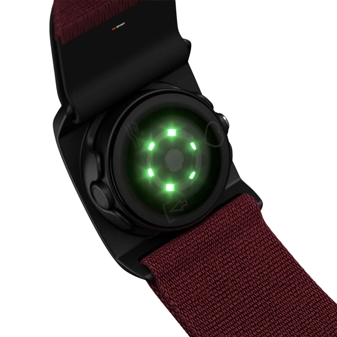 Polar Verity Sense пульсометр на руку оптичний датчик серцевого ритму ЧСС Dark Red 920110148