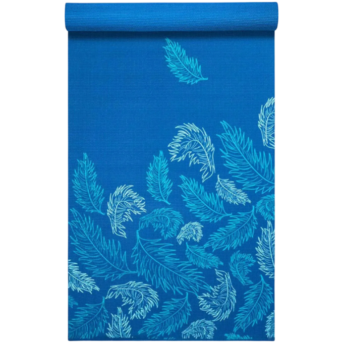 Килимок для йоги з малюнком пір'я ProsourceFit Feather Yoga Mat 5 мм