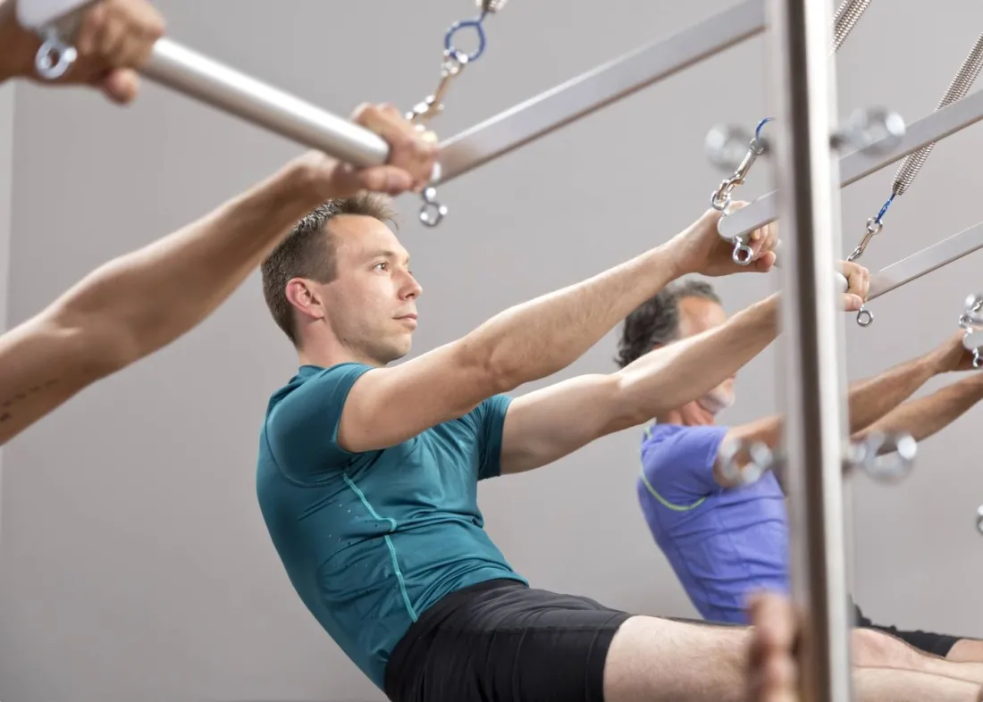 Реформер для пілатесу з вежею та матом Balanced Body Studio Reformer Revo MTO (BB-11949C-Storm, сірий)