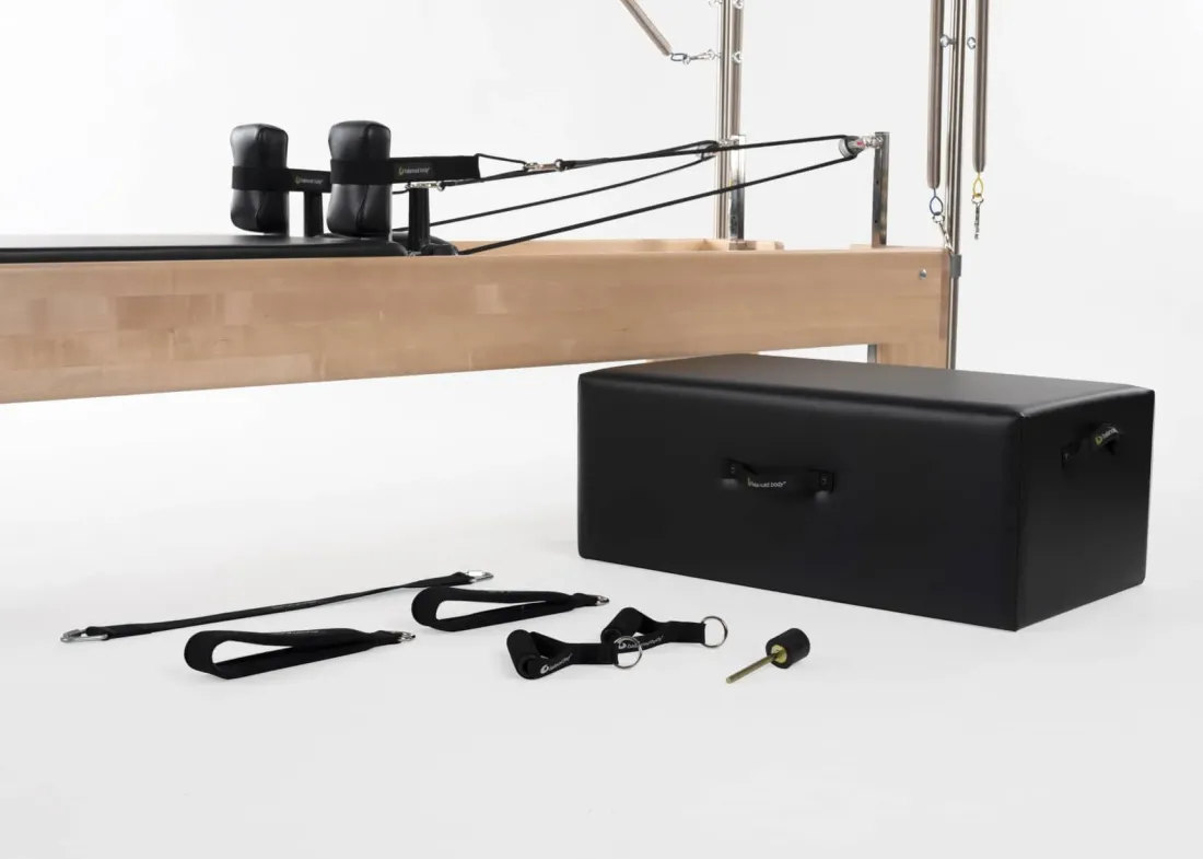 Реформер для пілатесу з вежею та матом Balanced Body Studio Reformer Revo MTO (BB-11949C-Storm, сірий)