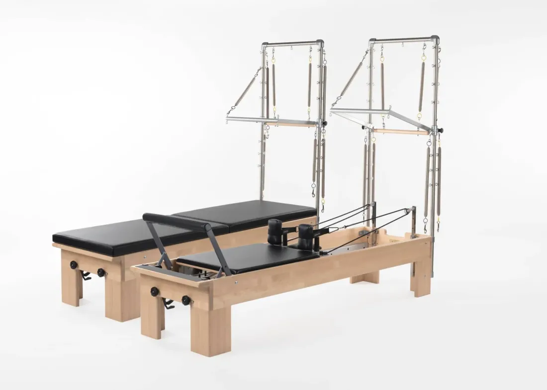 Реформер для пілатесу з вежею та матом Balanced Body Studio Reformer Revo MTO (BB-11949C-Storm, сірий)