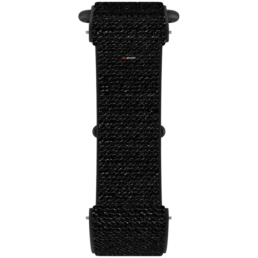 Polar нейлоновий ремінець для годинника 20 мм Hook&Loop Black Wristband 910104672 M-L