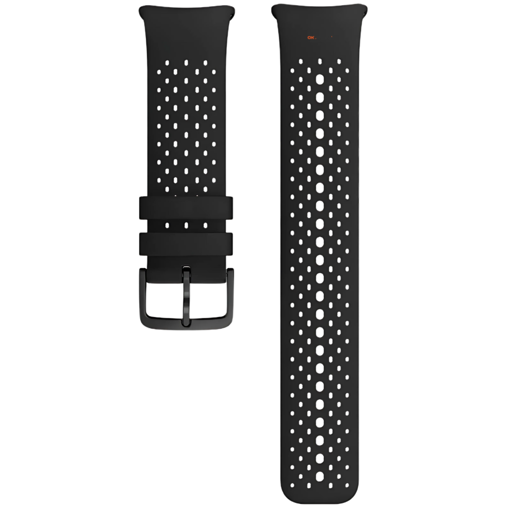 Polar силіконовий ремінець 20 мм для годинника Pacer Pro, Carbon Grey Wristband 910107000 S-L