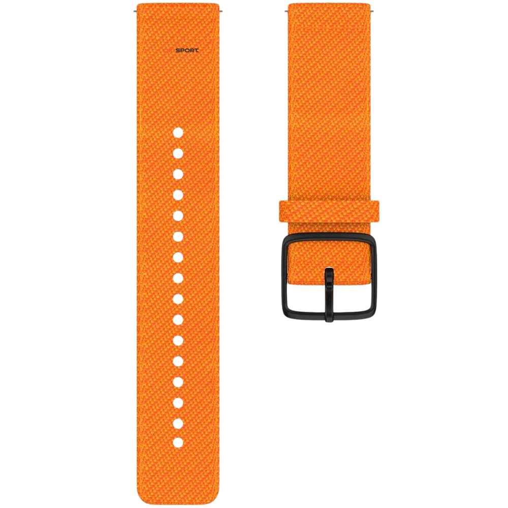 Polar ремінець для годинника 22 мм Orange еко-текстиль Vantage M Woven Wristband 91071759 M-L