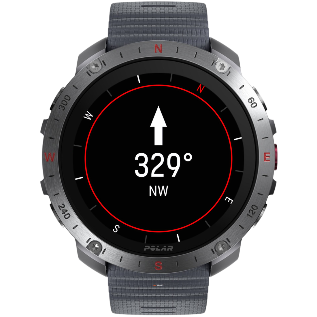 Polar Grit X2 Pro смарт-годинник спортивний водонепроникний ударостійкий чоловічий жіночий військовий з компасом Silver-Grey  PL-900110287-S/L