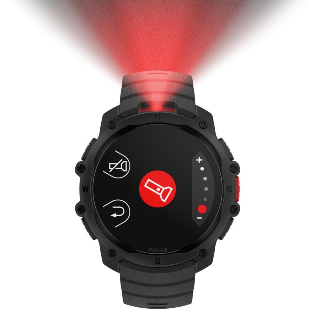 Смарт годинник для спорту, фітнесу та тренувань Polar Street X Night Black з світлодіодним ліхтариком та GPS