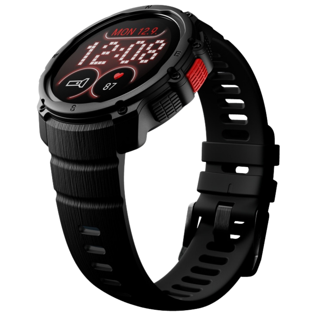 Смарт годинник для спорту, фітнесу та тренувань Polar Street X Night Black з світлодіодним ліхтариком та GPS