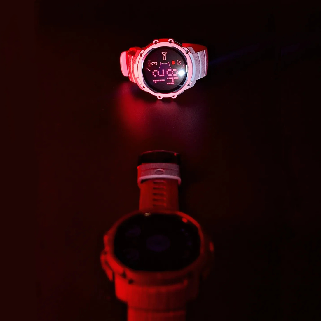 Спортивний годинник Polar Street X Snow White з ліхтариком та GPS чоловічий, жіночий наручний водонепроникний