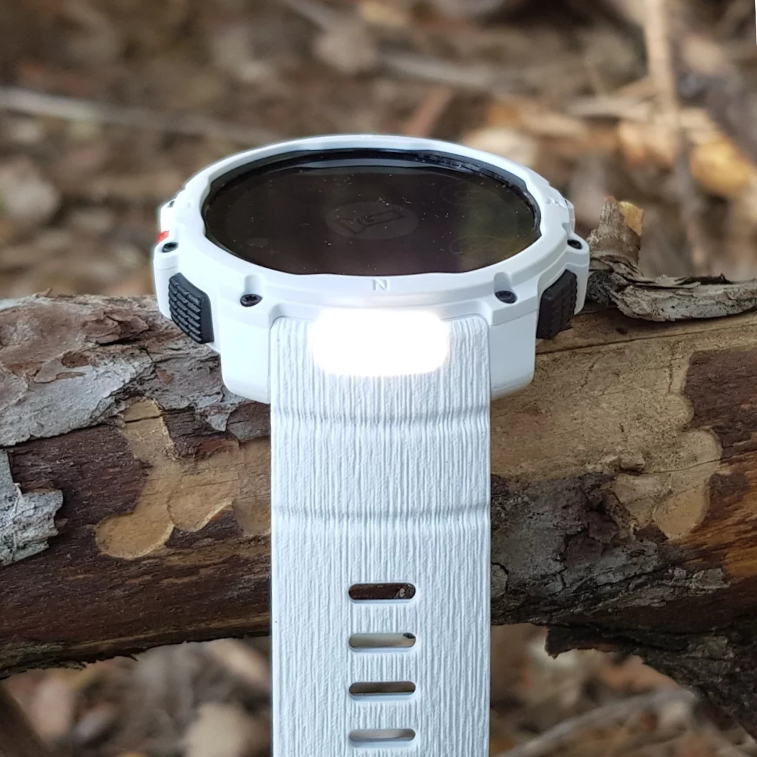 Спортивний годинник Polar Street X Snow White з ліхтариком та GPS чоловічий, жіночий наручний водонепроникний