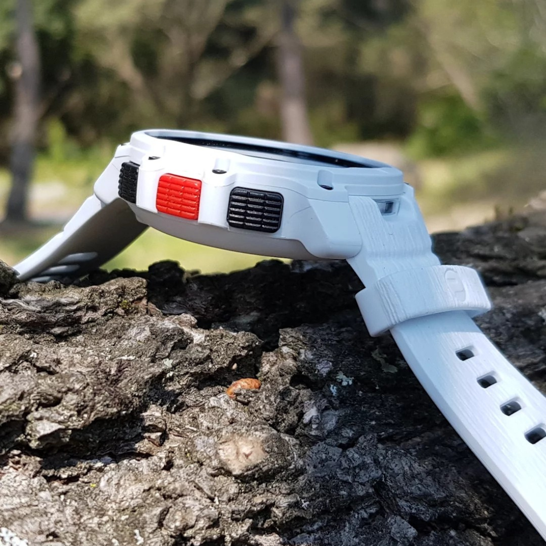 Спортивний годинник Polar Street X Snow White з ліхтариком та GPS чоловічий, жіночий наручний водонепроникний