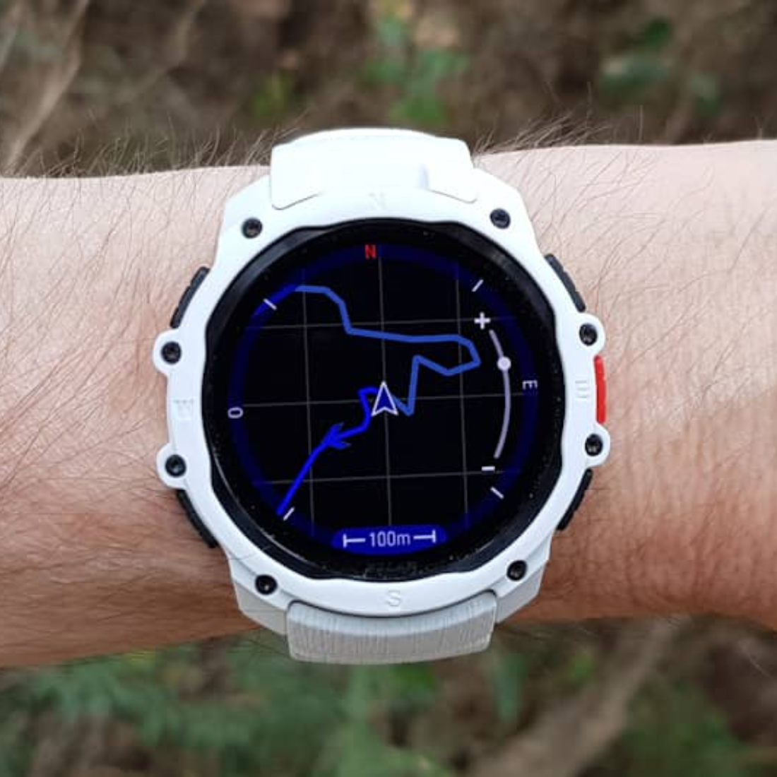 Спортивний годинник Polar Street X Snow White з ліхтариком та GPS чоловічий, жіночий наручний водонепроникний