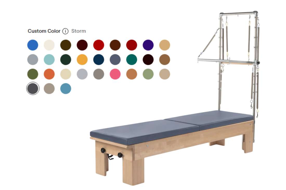 Реформер для пілатесу з вежею та матом Balanced Body Studio Reformer Revo MTO (BB-11949C-Storm, сірий)