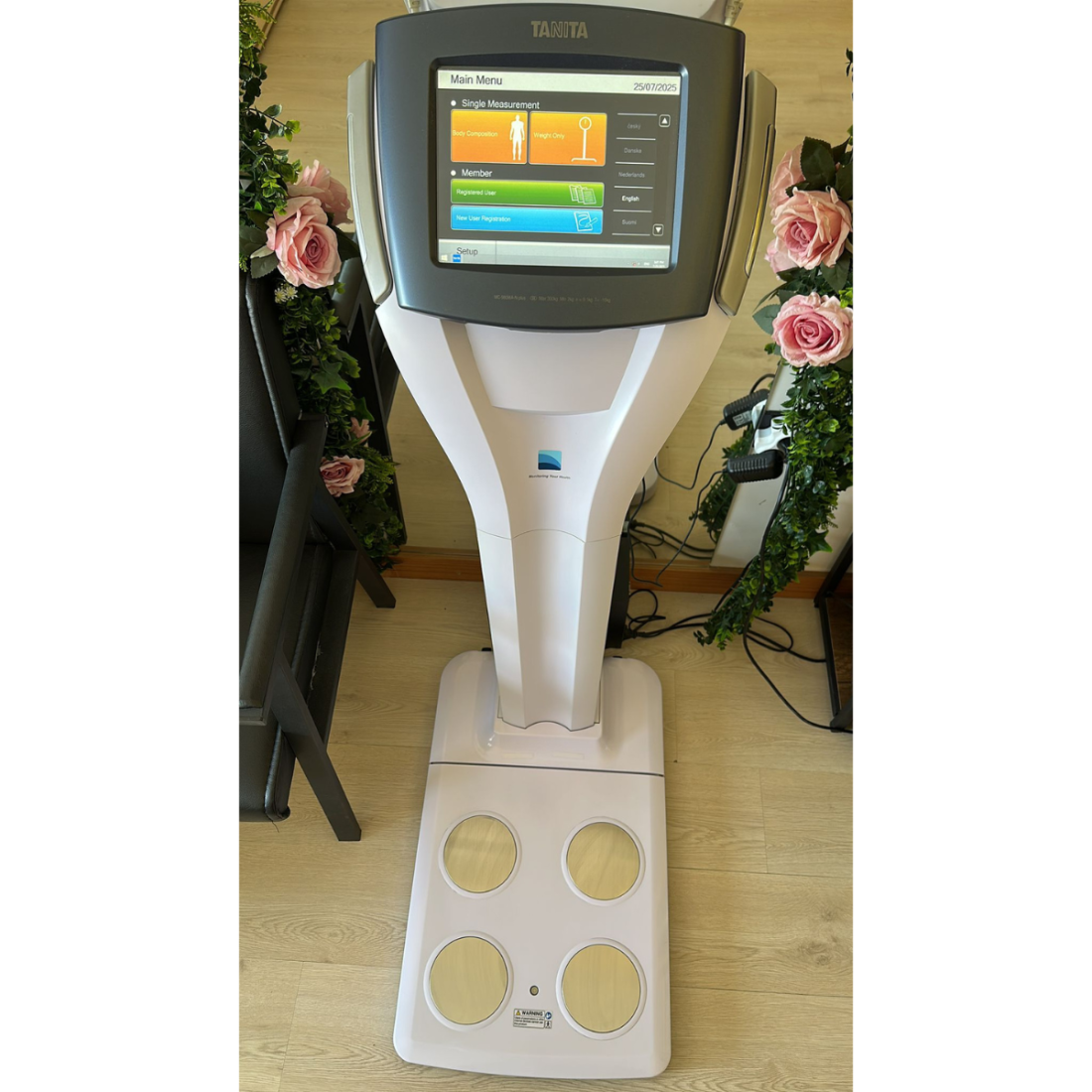 Ваги Tanita MC-980MA PLUS White професійний медичний аналізатор складу тіла